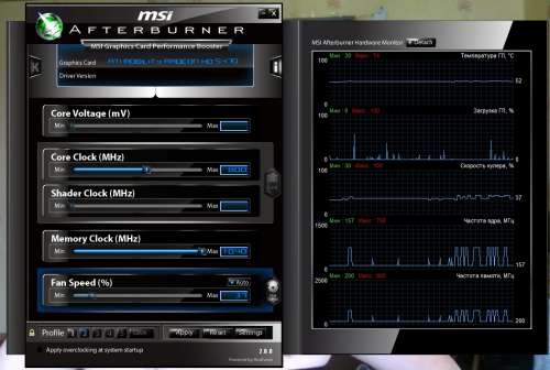 MSI Afterburner и RX (не разблокируется разгон) - Видеокарты - Биткоин форум